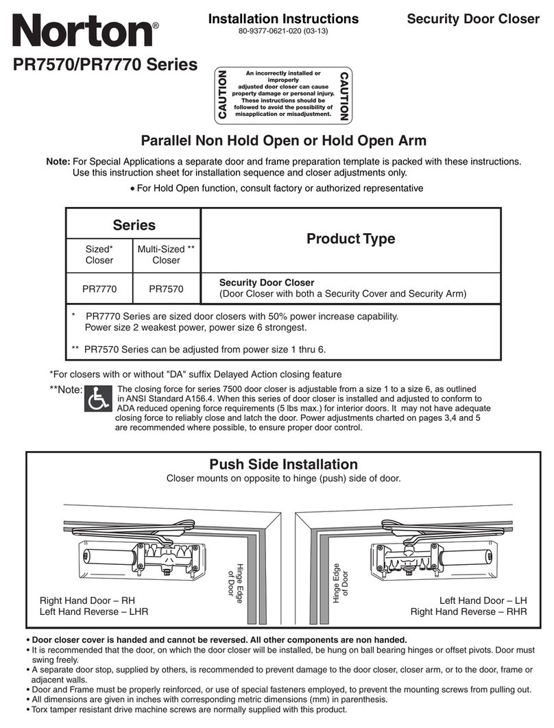 Norton PR7570 Series installation instructions Norton PR7570 Series installation instructions
