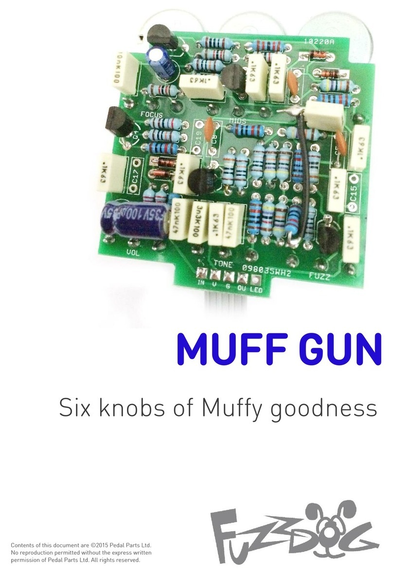FuzzDog MUFF GUN User manual