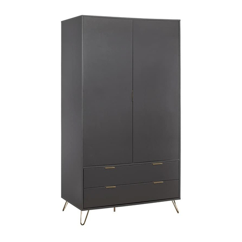 Birlea ARLO 2 DOOR 2 DRAWER WARDROBE User manual Birlea ARLO 2 DOOR 2 DRAWER WARDROBE User manual
