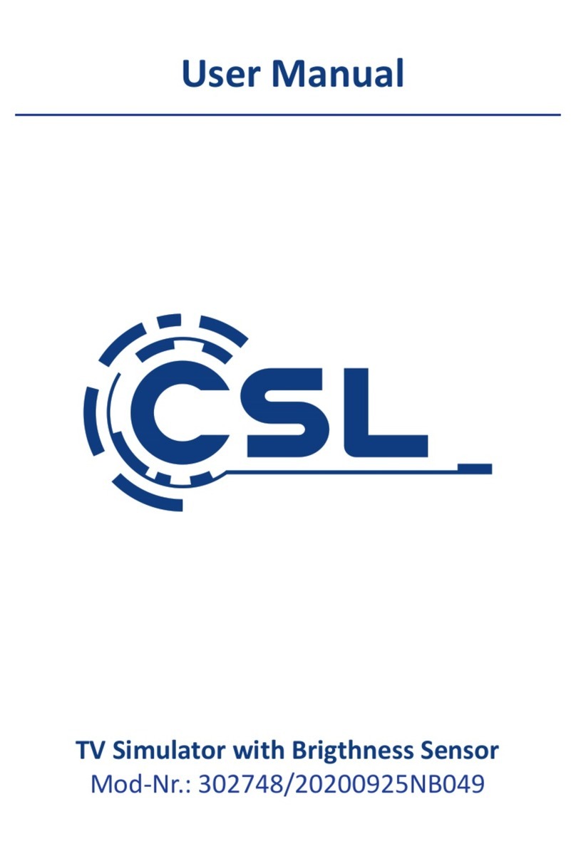 CSL 302748 user manual