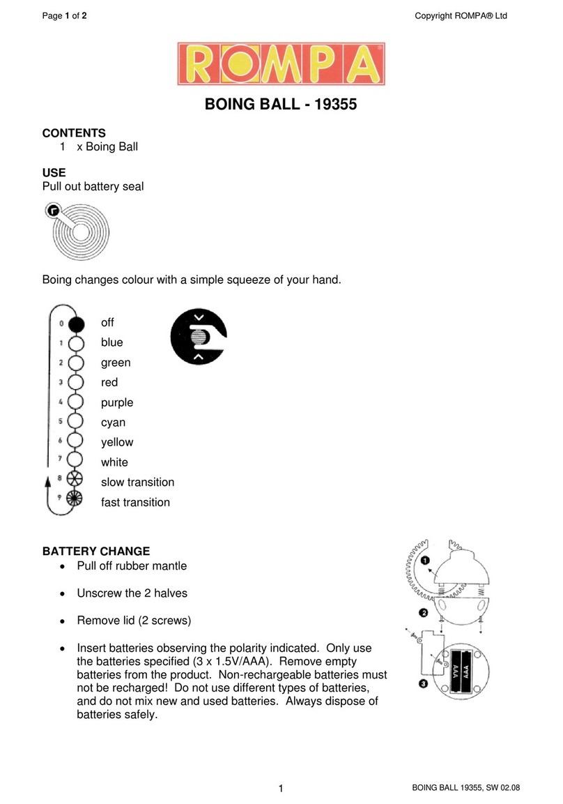 Rompa 19355 quick start guide