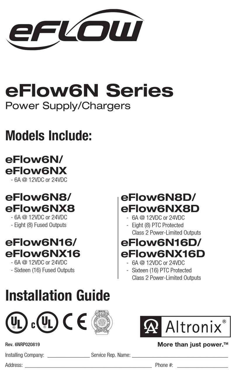 EFLOW eFlow6N Series User manual
