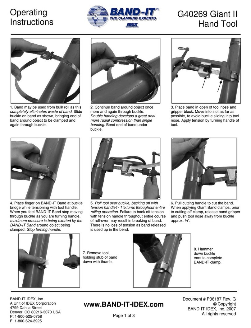 Band-it G40269 Giant II operating instructions