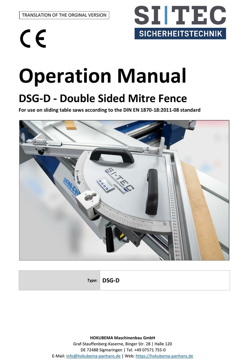 Sitec DSG-D Operation manual