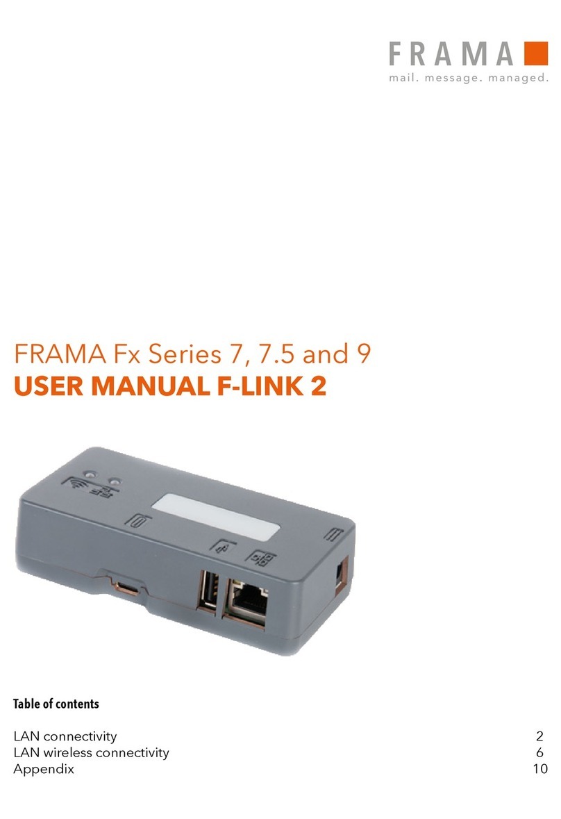 Frama F-LINK 2 User manual