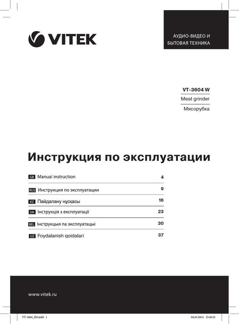 Vitek VT-3604 W Manual instruction