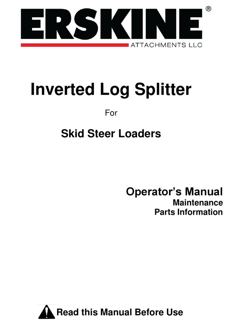 Erskine Attachments LS 24 Operator's manual