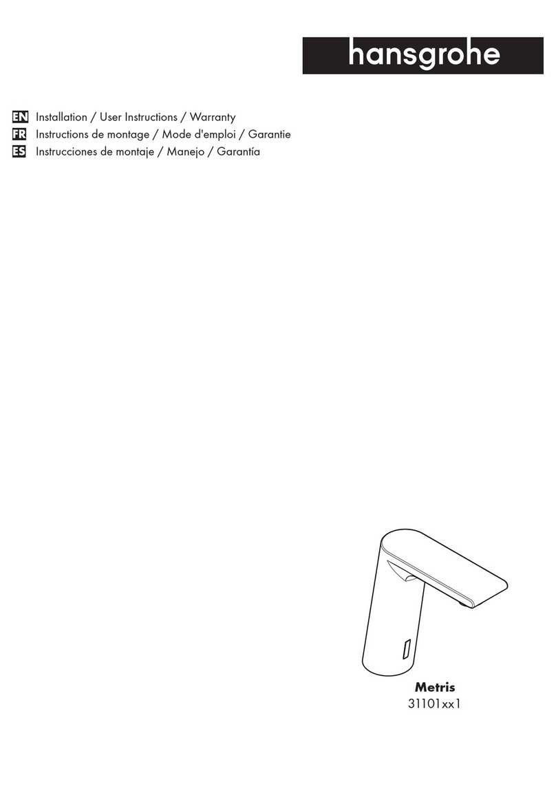 Hans Grohe Metris 31101 Series Instruction Manual