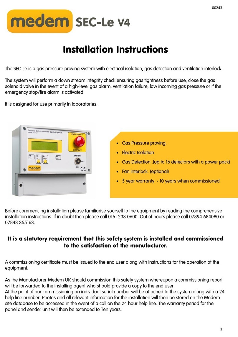 Medem SEC-Le V4 installation instructions Medem SEC-Le V4 installation instructions