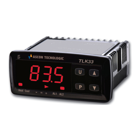 Ascon tecnologic TLK 33 operating instructions