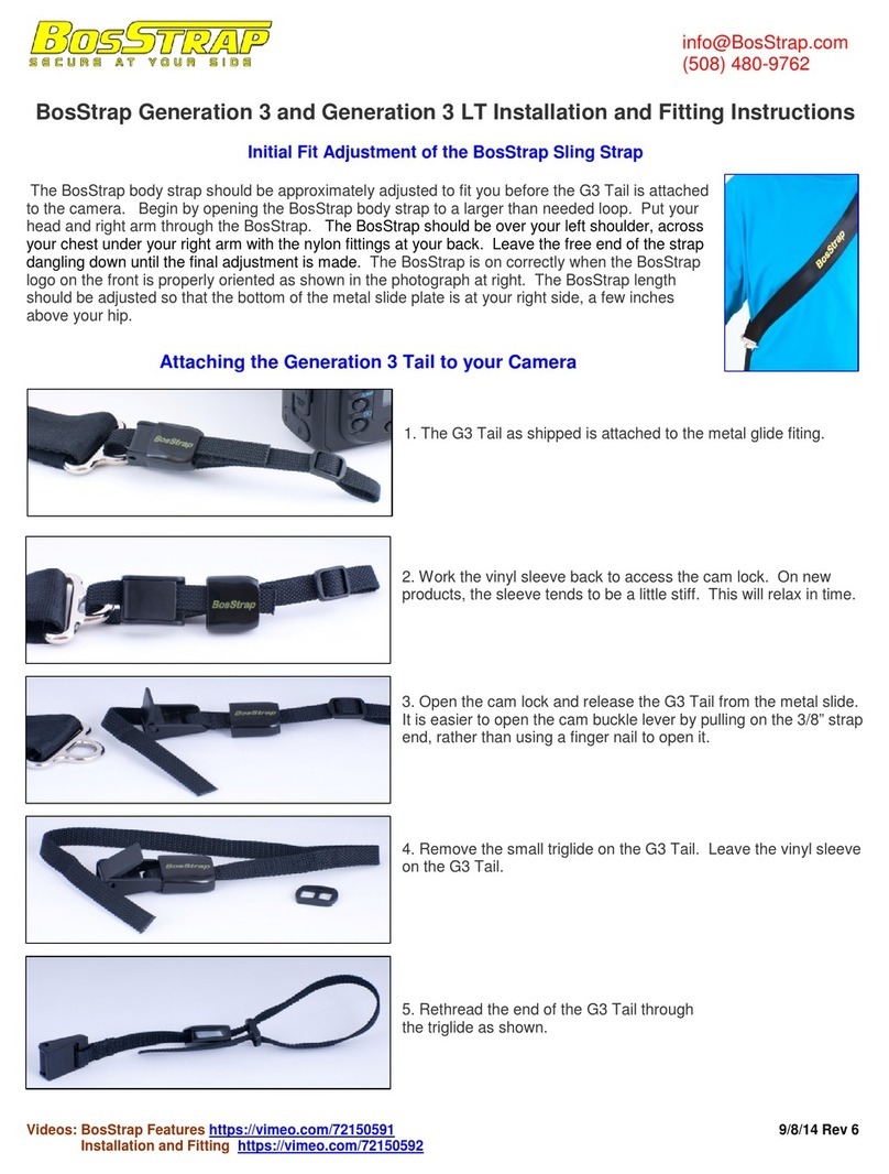 BosStrap Generation 3 Installation and fitting instructions