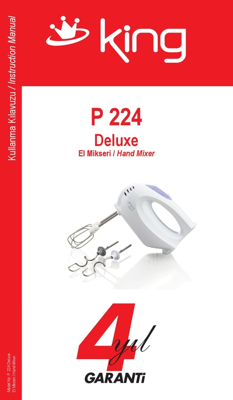 KING Deluxe P 224 instruction manual