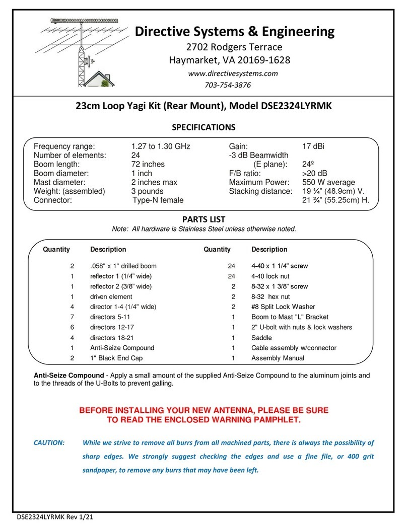 Directive Systems & Engineering DSE2324LYRMK quick start guide