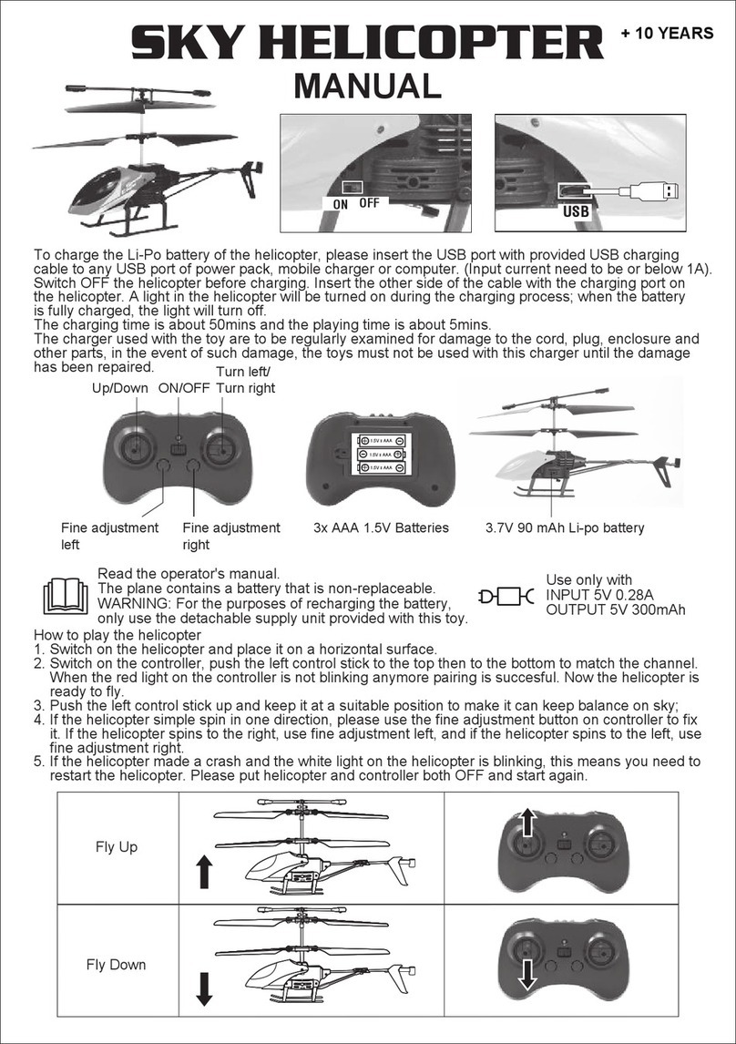 Spectron Sky Helicopter TR41553 manual