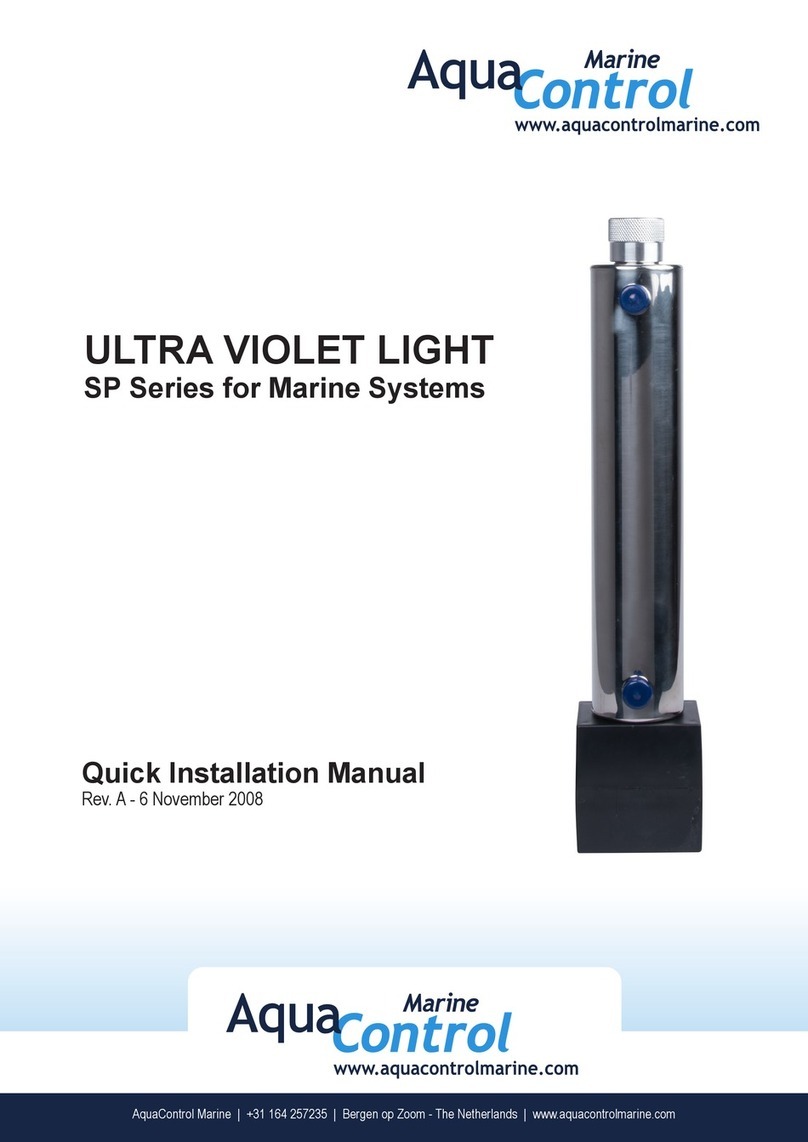 Aqua Control SP Series Quick installation manual Aqua Control SP Series Quick installation manual