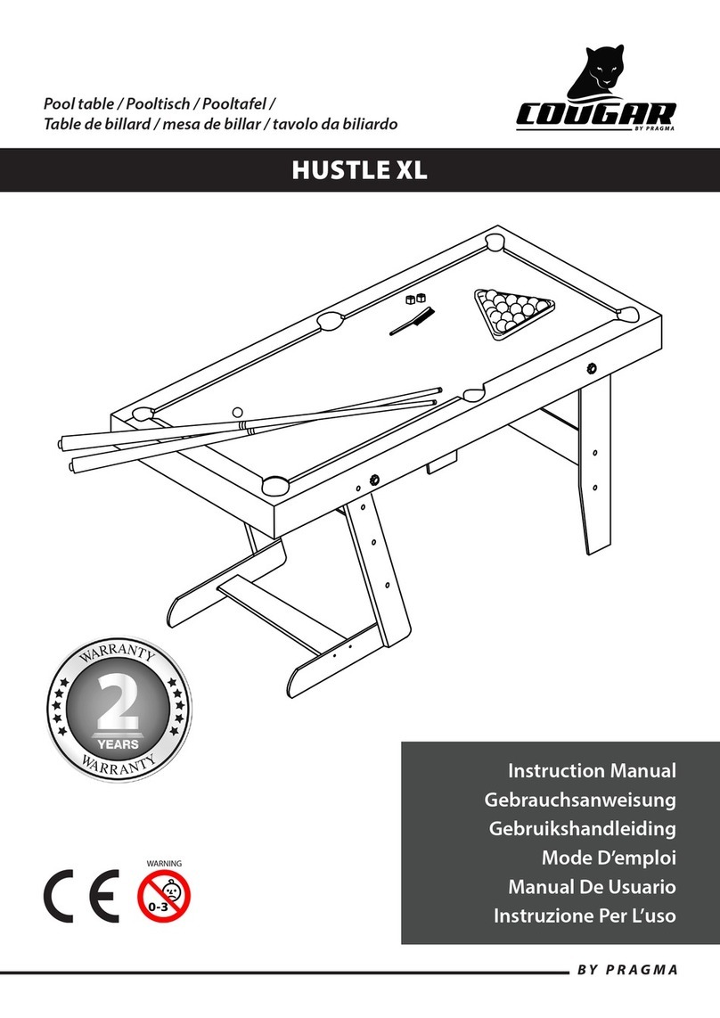 COUGAR HUSTLE XL instruction manual