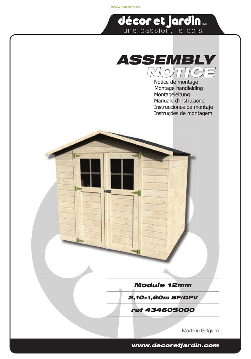 Décor et Jardin 43460S000 Assembly Notice