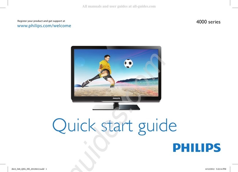 Philips 4000 series quick start guide