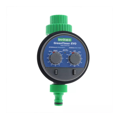 irritec GreenTimer EVO User manual