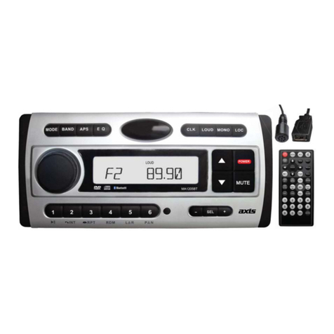 Axis MA 1205BT installation manual