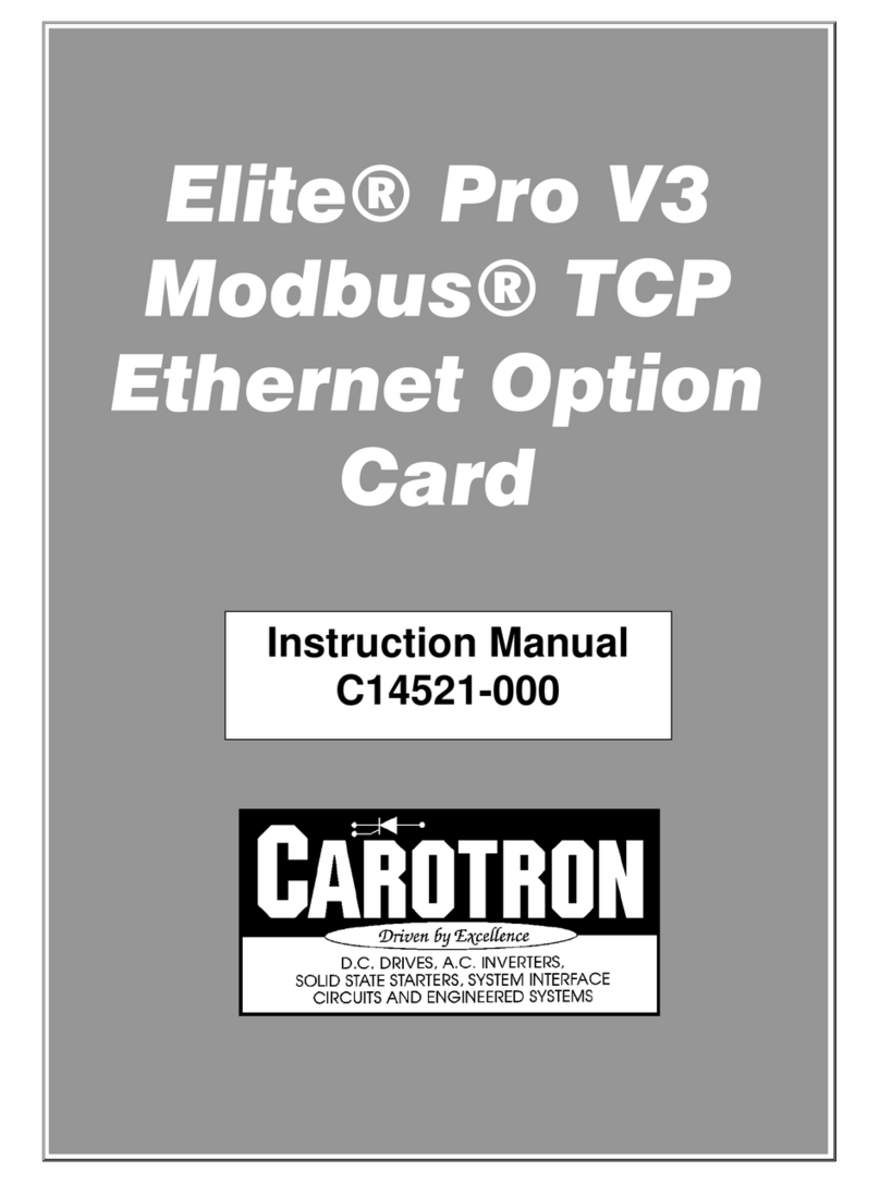 Carotron Elite Pro V3 User manual