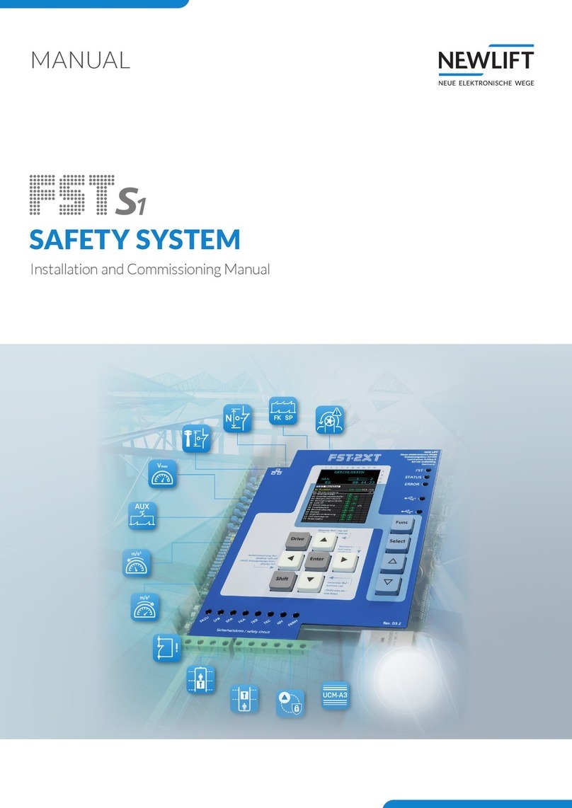 New lift FSTS1 manual