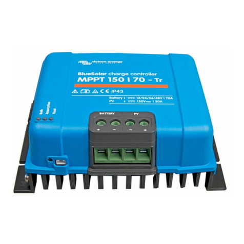 Victron energy BlueSolar MPPT 150/70-Tr User manual Victron energy BlueSolar MPPT 150/70-Tr User manual