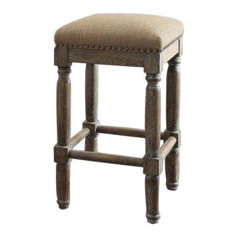 Madison Park Cirque 26" Stool Assembly instructions Madison Park Cirque 26" Stool Assembly instructions