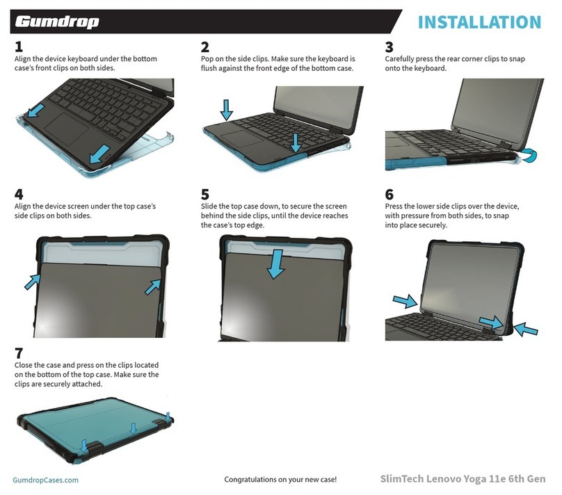 Gumdrop SlimTech quick start guide