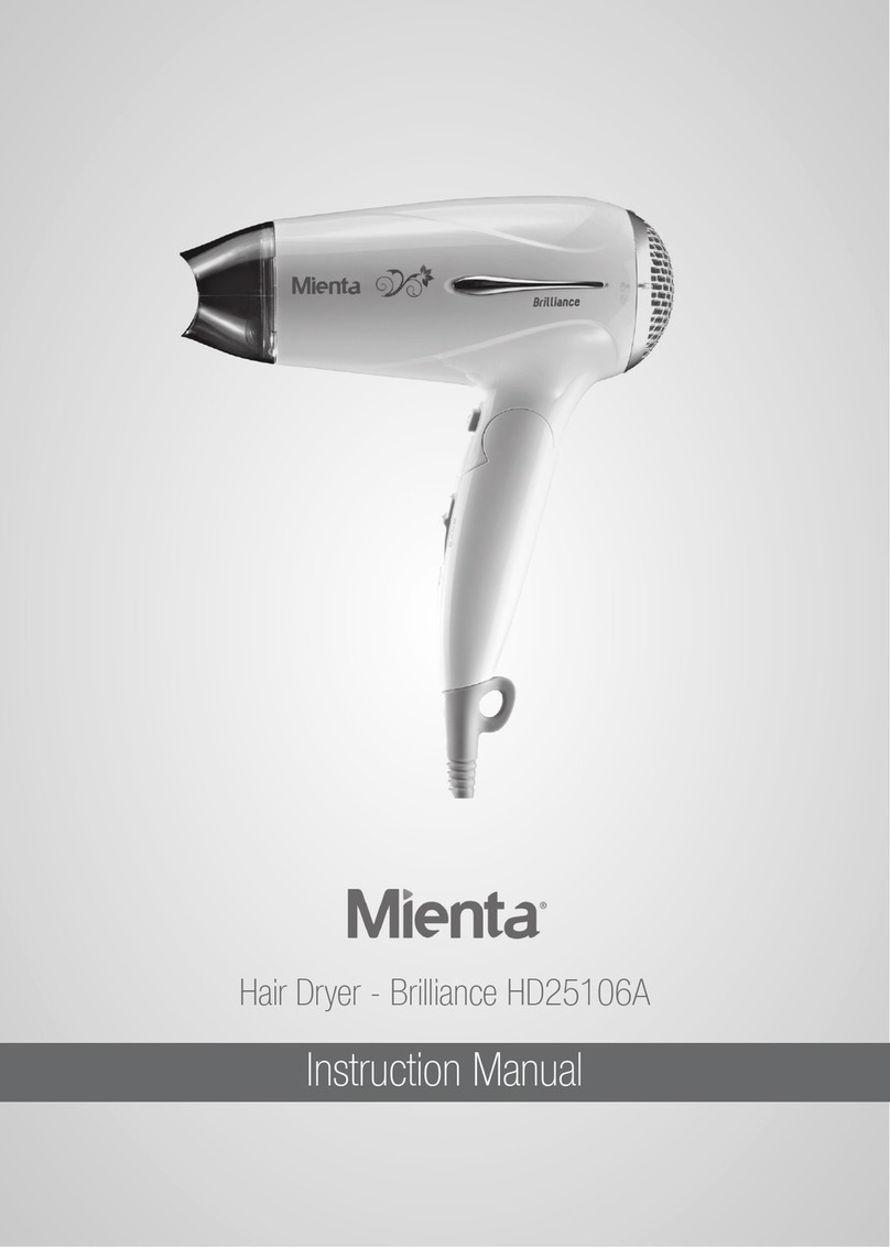 Mienta Brilliance HD25106A instruction manual