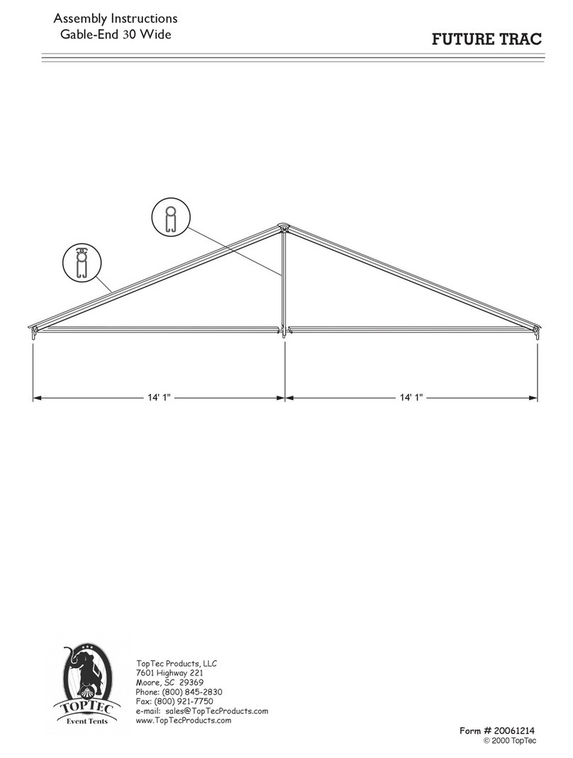 Toptec FUTURE TRAC Gable-End Assembly instructions