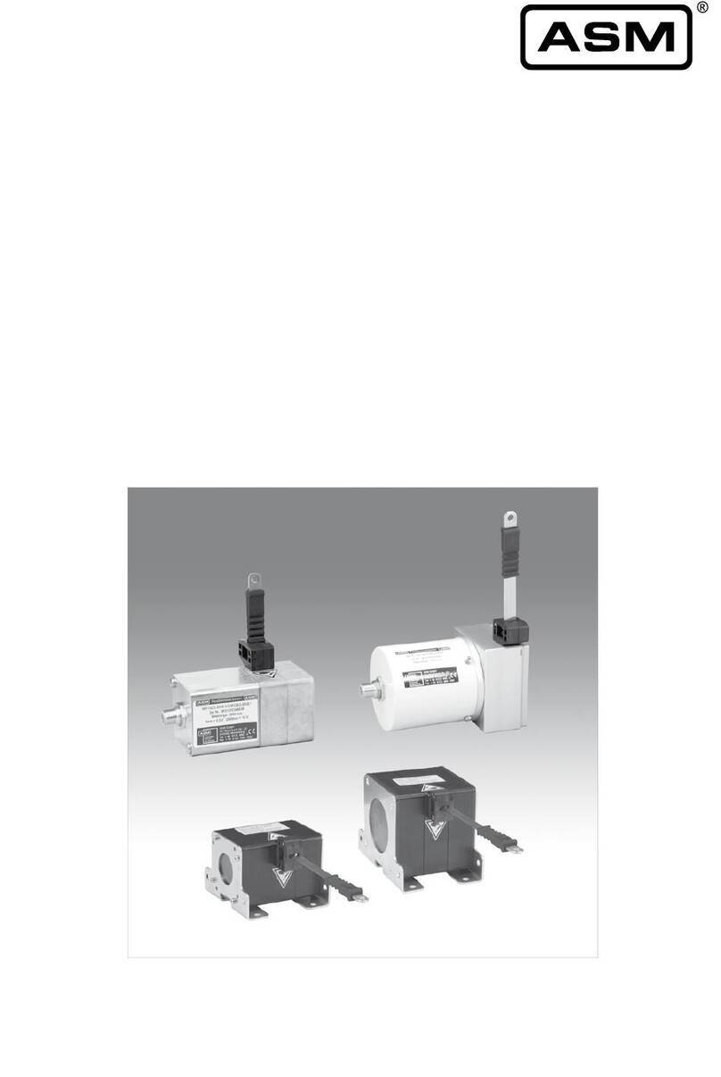 ASM POSITAPE WB Series User manual