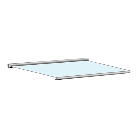 Carefree of Colorado SUNDIAL PATIO AWNING Installation and operation manual