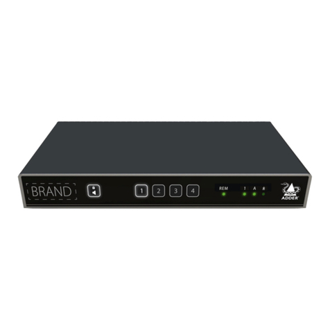 ADDER ADDERView Secure AVS-4224 User manual