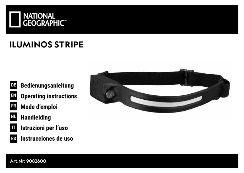 National Geographic ILUMINOS STRIPE operating instructions