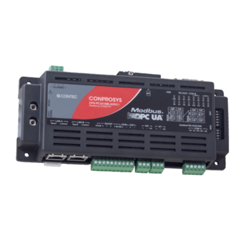 Contec CONPROSYS CPS-PC341MB-ADSC1-9201 User manual