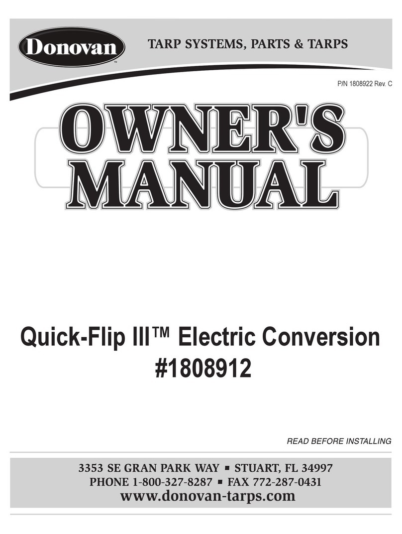 Donovan Quick-Flip III 1808912 owner's manual