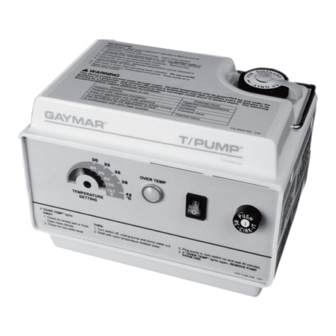 Gaymar T/PUMP TP500 User manual