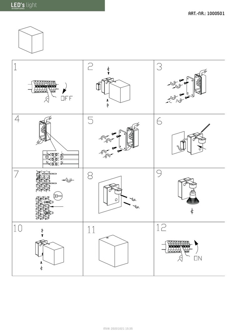 shada LED's light OUTDOOR Series quick start guide