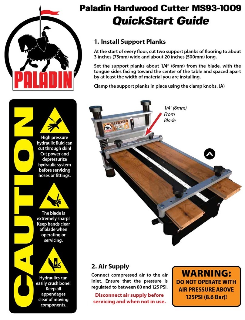Bullet tools Paladin MS93-1009 quick start guide