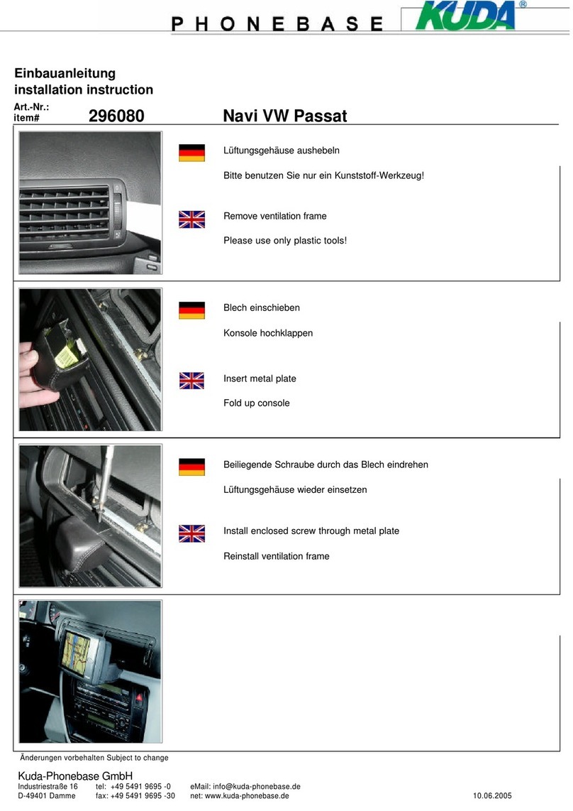 Kuda 296080 User manual