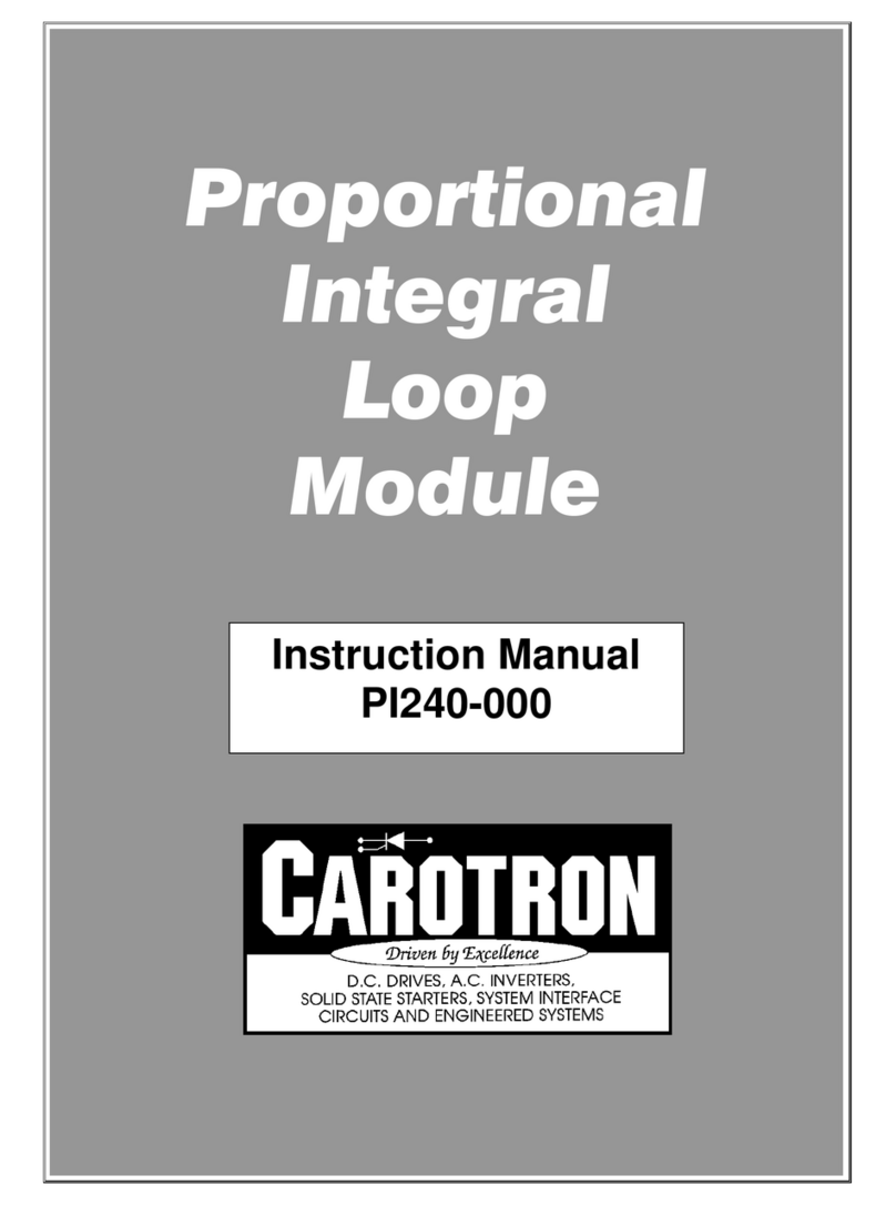 Carotron PI240-000 instruction manual