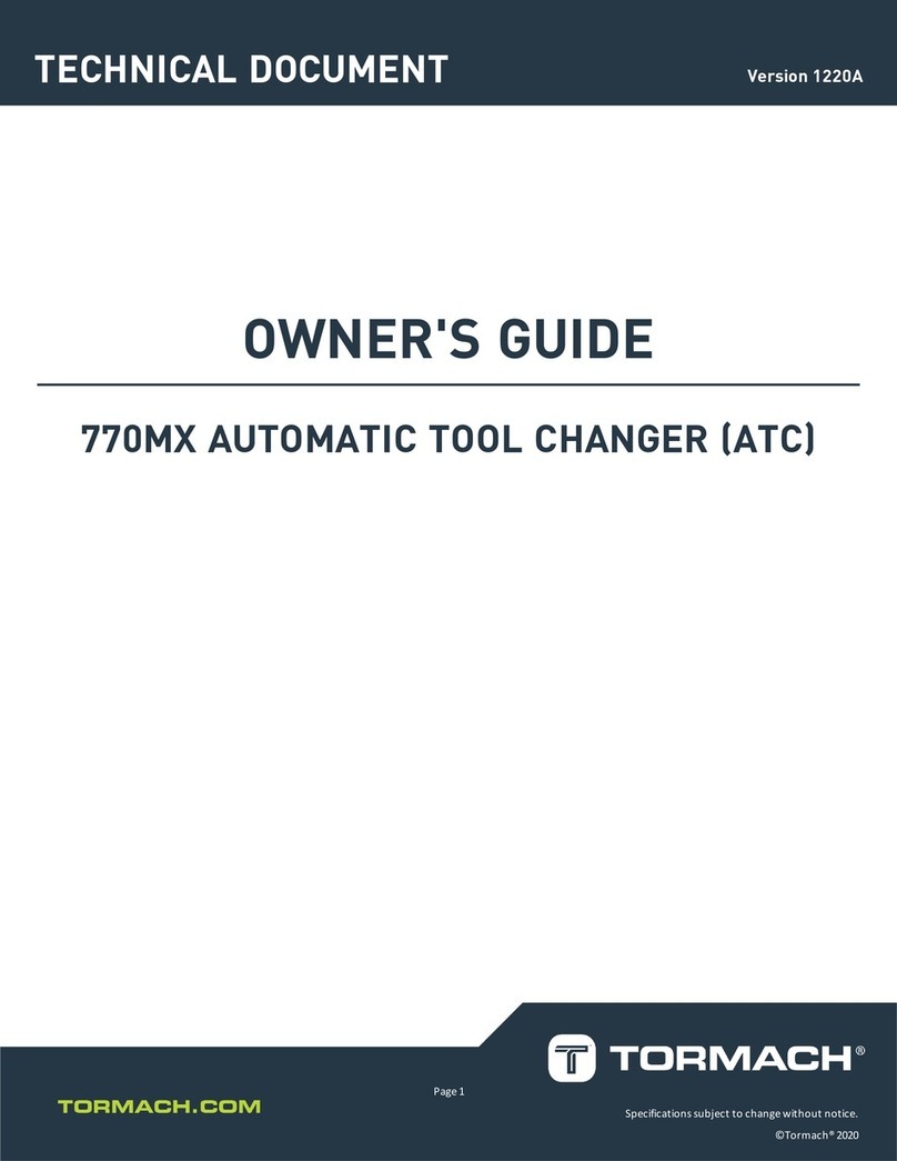 Tormach 39290 owner's guide