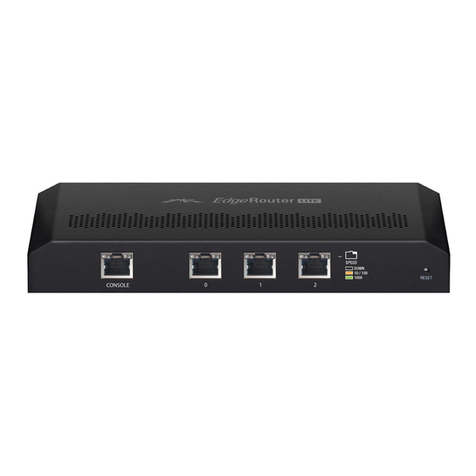 Ubiquiti EdgeRouter LITE User manual