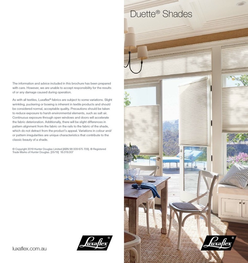 LuxaFlex Duette User manual