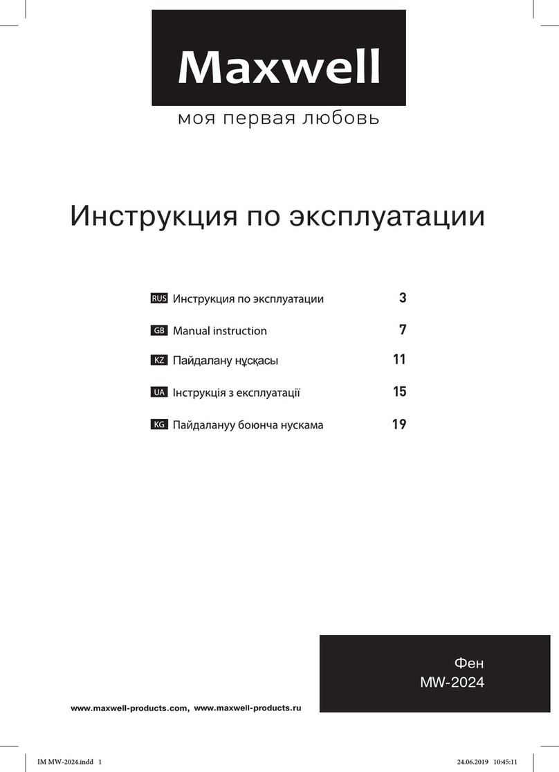 Maxwell MW-2024 Manual instruction