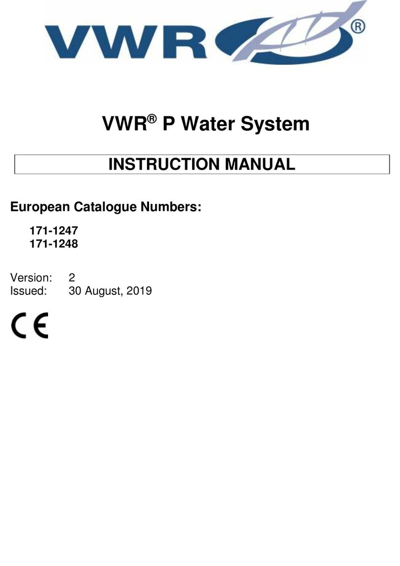 VWR 171-1247 instruction manual