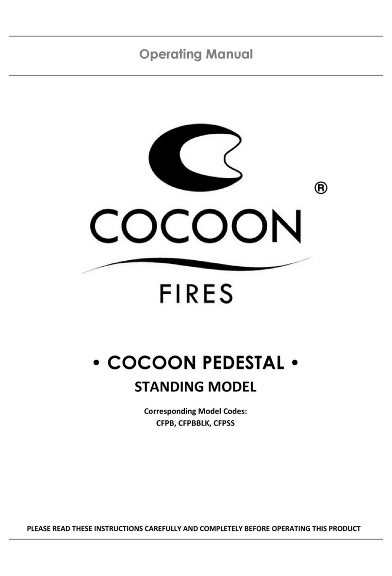 Cocoon PEDESTAL operating manual
