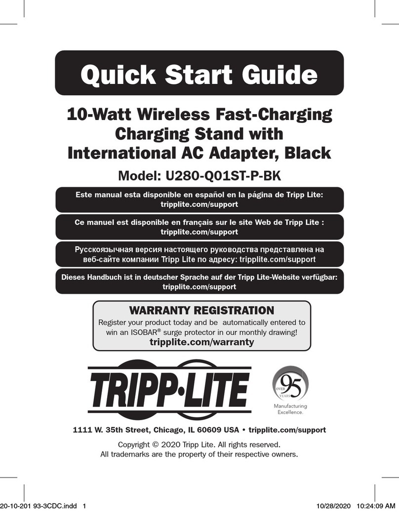 Tripp Lite U280-Q01ST-P-BK User manual