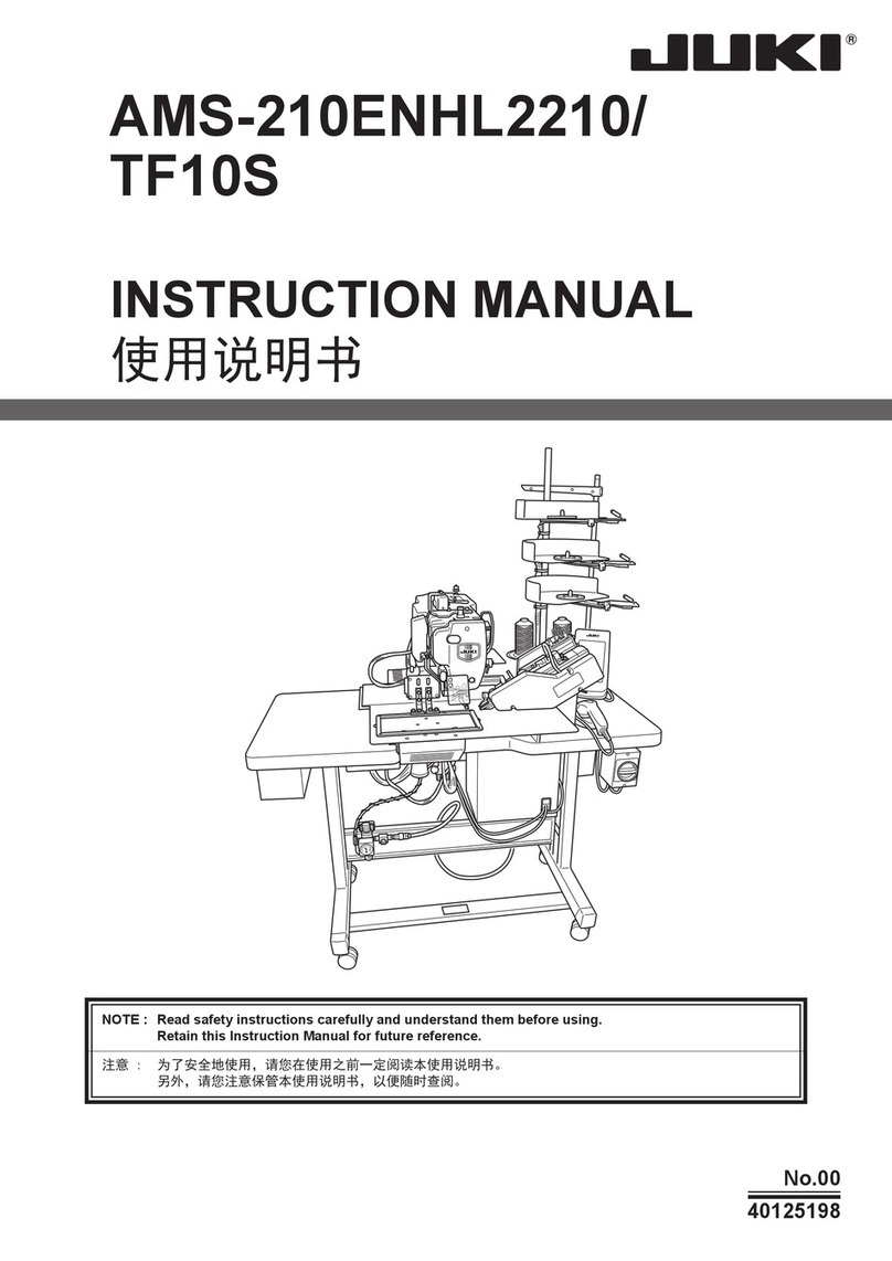 JUKI AMS-210ENHL2210/TF10S User manual